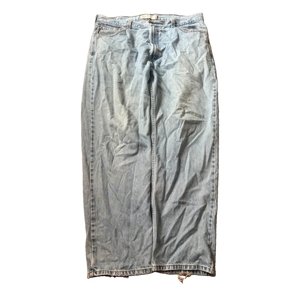 Levis Jeans Men 42x32 Blue 550 Relaxed Fit Stretch Denim Baggy Y2K